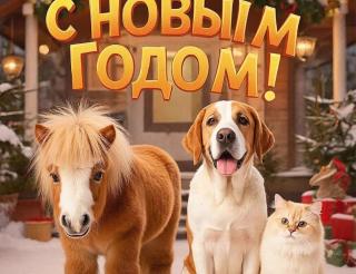 Дорогие друзья, поздравляем с Новым годом!